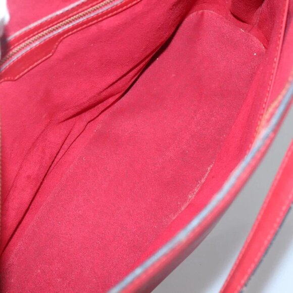 LOUIS VUITTON Epi Lussac Shoulder Bag Red M52287 LV Auth - Picture 4 of 16